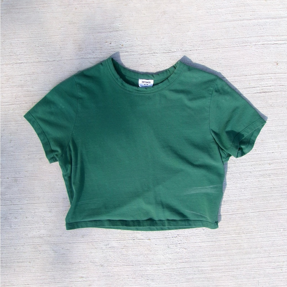 Dark Green Cotton On Baby Tee